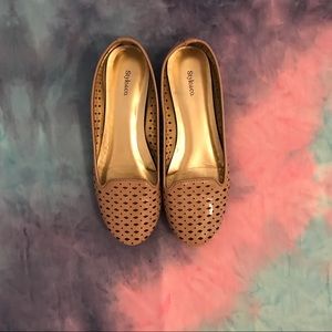 Style & Co. Patterned Cut Out Flats